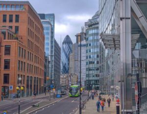 London Egg at a Distance